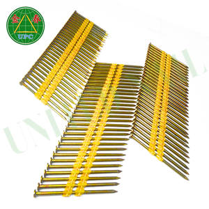 Clavos de plástico de 3 "con mango liso Revestimiento amarillo Cabeza redonda Opción confiable para enmarcar proyectos con precios de fábrica - Product Image 4