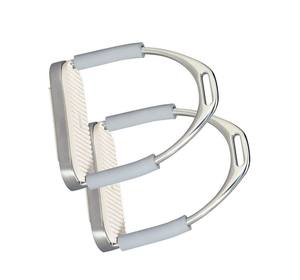 Nueva llegada de estribos para montar en salto de aluminio ligero ajustable agarre ancho ecuestre directo de fábrica OEM Export - Product Image 1