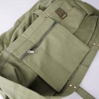 Sac fourre-tout en toile grande capacité avec poches et compartiment pour ordinateur portable, pratique pour tout, sac de shopping