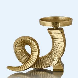 Soporte de vela de buena calidad decorativo hecho a mano portavelas de mesa clásico elegante Pilar de vela - Product Image 3