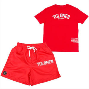 Conjunto de verano de moda para hombre Camiseta de algodón transpirable y pantalones cortos Patrón estampado Camiseta combinada y conjuntos cortos - Product Image 2