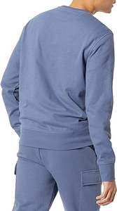 เสื้อสเวตเชิ้ตผู้ชายผ้าฝ้ายฟลีซ คอกลม ทรงหลวม แห้งเร็ว สีพื้น สำหรับผู้ชาย - Product Image 2