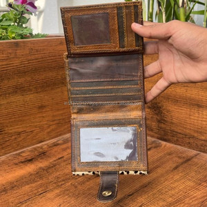New Western Animal Print Fur Leather Small Coin <b>Wallets</b> Very Stylish and Durable Genuine Leather <b>Card</b> <b>Holder</b> Hot Selling <b>Wallets</b> - Product Image 6
