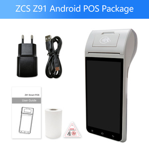 Zcs Z91 5.5inch màn hình cảm ứng <span class=keywords><strong>Android</strong></span> di động hệ thống POS với mã <span class=keywords><strong>QR</strong></span> Scanner đậu xe nhận máy in nhiệt POS Máy - Product Image 4