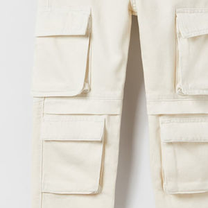 Pantalones cargo de Alta calidad para niños, nuevos diseños, pantalones Cargo con múltiples bolsillos, pantalones al por mayor, lo último en ropa de calle, pantalones Cargo para niños - Product Image 2