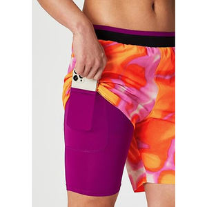 Muestra gratis logotipo personalizado forrado doble capa bolsillos sublimación personalizada Atlético Nylon deportes Fitness 2 en 1 gimnasio pantalones cortos para hombres - Product Image 2