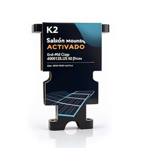 Juego de Abrazaderas Cruzadas para Montaje Solar K2 Systems, Abrazadera de Extremo y Media 4000135-US, 50 Piezas - Product Image 2