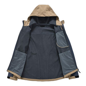 Veste et pantalon tactiques d'hiver à multiples poches, isolés, réversibles, imperméables, à fermeture éclair, Softshell, remise en gros - Product Image 5