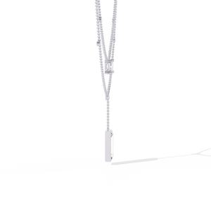 Hermoso Collar de Diamantes Cultivados en Laboratorio en Oro de 18k, Elegante Accesorio para Damas - Product Image 3