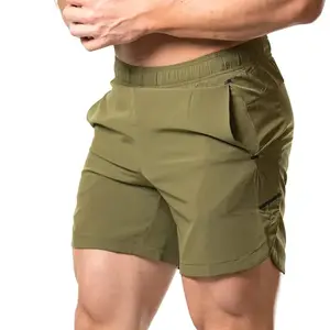 Athletic Workout Shorts And Men's Gym Sports Shorts Low Prices Supplier Men's Cotton 8 inch Long Casual Fleece Shorts Pockets