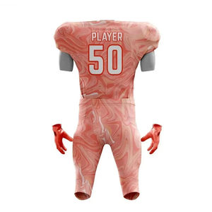 Maillot de football américain grande taille en polyester respirant, imprimé, pour femmes - Product Image 3