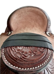 Selle Western en cuir véritable de qualité supérieure pour l'équitation et les courses de barils - Product Image 6