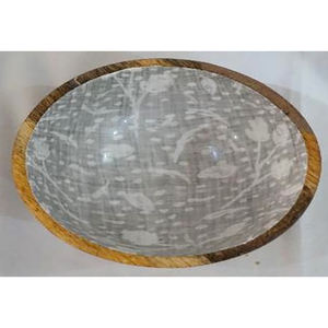 Tazón de esmalte de madera para uso en la cocina y artículos decorativos para el hogar Tazón de esmalte de madera Tazón de madera de moda de estilo japonés más vendido - Product Image 2