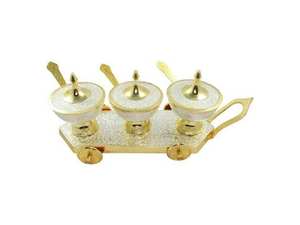 ถาดเสิร์ฟผลไม้อบแห้งดีไซน์ทันสมัยทำมือ พร้อมช้อน อุปกรณ์ครัวสำหรับตกแต่งโต๊ะอาหารที่บ้านและโรงแรม - Product Image 1