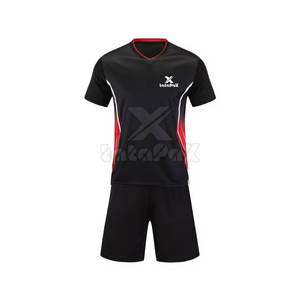 ชุดเสื้อฟุตบอลแบบแห้งเร็วชุดเสื้อแขนสั้นมีบริการ OEM - Product Image 6