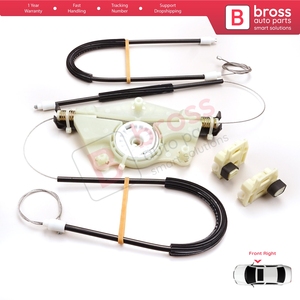 BWR573 ensemble de réparation de lève-vitre électrique avant droit pour Toledo MK2 1M2 1998-2004 Leon MK1 1M1 1999-2006 1M0837462A - Product Image 5