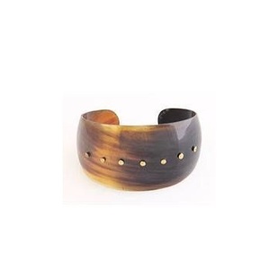 Bracelet en corne de buffle naturelle traditionnelle, fait à la main, écologique, durable, poli lisse, bijoux de mode en gros - Product Image 5