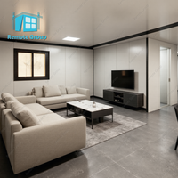 Maisons mobiles préfabriquées de luxe modernes de 20 et 40 pieds, 3 chambres, conteneurs portables