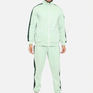 Chándal de lujo con logotipo personalizado, suave, de bajo precio, para hombre, de secado rápido, informal, ajustado, 100% algodón. - Product Image 3