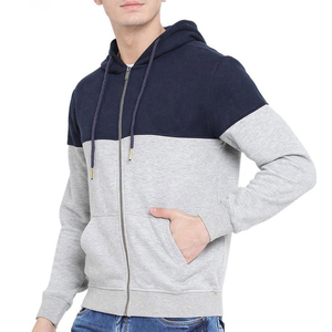 Sweat à capuche zippé surdimensionné en molleton 100% coton pour homme, personnalisé, hiver - Product Image 5