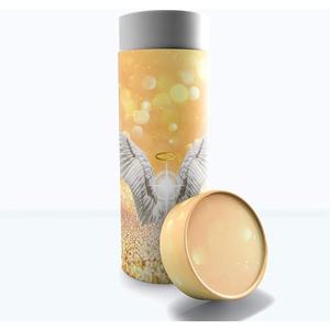 Urne en papier biodégradable pour cendres Urnes funéraires en gros et tubes de dispersion de crémation pour humains d'Inde - Product Image 5