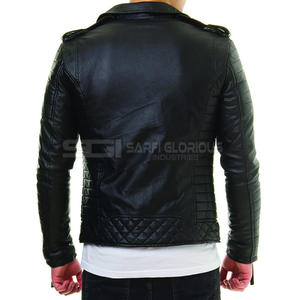 Nueva chaqueta de cuero transpirable 2025, chaquetas de cuero de piel de vaca auténtica para hombre, chaqueta de cuero de alta calidad personalizada para hombre - Product Image 5