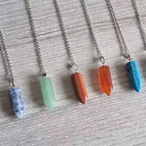 Pendentifs en argent sterling en forme d'étoile avec pierres précieuses, chaînes, breloques brutes, style bohème vintage, pour fêtes, pendentifs fins, breloques - Product Image 1