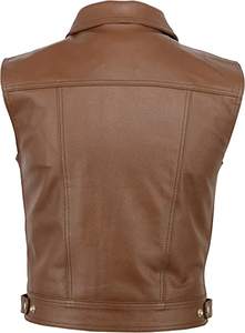 Veste en cuir pour moto pour hommes australienne, respirante, imperméable, écologique, en gros, taille plus, tissu en laine, hiver - Product Image 6