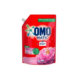 Détergent liquide parfum Omo Comfort Rose pour machine à laver à chargement par le haut 2.0kg x 4 sac