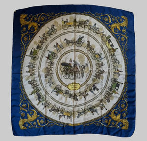 ผ้าพันคอผ้าซาตินลายตารางทำมือผ้าพันคอสี่เหลี่ยมผ้าซาตินพิมพ์โลโก้ผ้าไหมออกแบบได้ตามต้องการ - Product Image 3