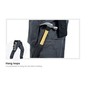 Pantalon de sécurité de travail pour hommes à bas prix nouveau Style de poche couleur unie 100% coton taille moyenne fabricant fabriqué au Pakistan - Product Image 6