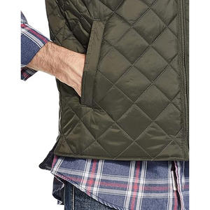 Chaleco acolchado Logotipo personalizado Chaleco acolchado tejido Ropa Invierno - Product Image 4