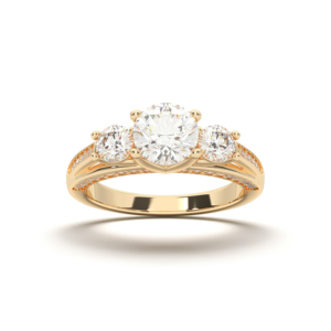 E-F 1.79กะรัต/VSS-VS เพชรโมอิสซาไนต์คุณภาพสูงชุดหมั้นแหวนสำหรับผู้หญิงสีทอง10K/14K/18K - Product Image 1