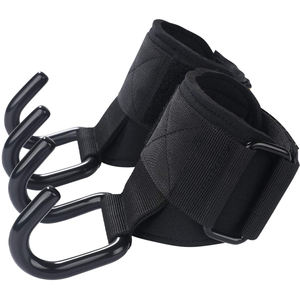 Crochet de levage réglable antidérapant pour haltères, équipement de fitness, soulevés de terre, tractions, crochets en acier - Product Image 4