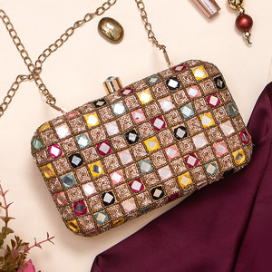 High Quality Resin Clutch Evening <b>Bag</b> Metal Purse Frame Handbags Best Evening Clutch <b>Bag</b> for Women Hot Selling in Bahrain Dubai - Product Image 6