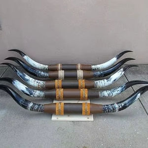 Decoración de Pared con Cabeza de Toro, Hecha a Mano con Cuernos de Búfalo Naturales, Impermeable, Tradicional y Moderna, para Cabañas de Caza, Bajo Costo - Product Image 1