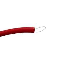 Conduit ondulé ignifuge en PP bleu avec fil de tirage intégré, flexible, résistant aux UV, pour câblage électrique