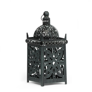 Moroccan Style Rustic Lantern Candle Holder Hammered Look Candle <b>Vase</b> Stylish Statement Piece <b>for</b> Hotels <b>for</b> Christmas Decor - Product Image 1