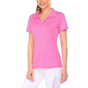 Polo à manches courtes pour femme, séchage rapide, respirant, pour le golf, le tennis, le sport, t-shirt décontracté, coupe ajustée, vêtements de sport pour femmes - Product Image 2