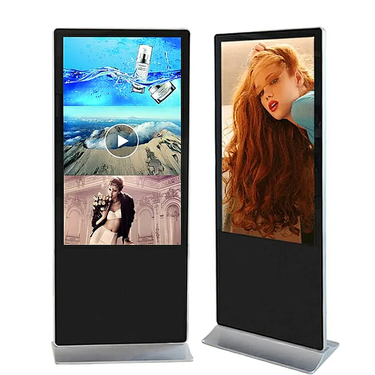 43 inch tầng thường vụ tương tác màn hình cảm ứng kiosk LCD quảng cáo hiển thị kỹ thuật số biển quảng cáo người chơi