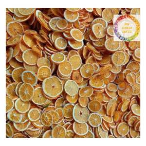 Tranches d'orange séchées déshydratées naturelles, vente en gros d'usine, fruits d'agrumes de haute qualité, chips pour le thé, desserts, cocktails, emballage en vrac - Product Image 1