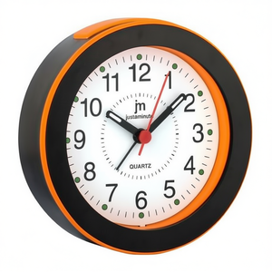 Justaminute นาฬิกาปลุกติดผนัง JA7061TO สีส้มและสีดำสำหรับ Lowell - Product Image 2
