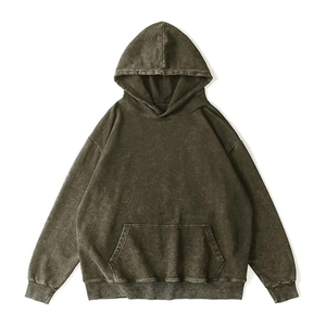 Venta al por mayor fabricante de ropa personalizado 100% algodón sudaderas con capucha de gran tamaño para las mujeres y los hombres más tamaño invierno sudaderas con capucha bordadas - Product Image 6