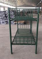 Lit superposé en métal robuste Besteel, double étage, pour adultes, taille standard, pour hôtels et écoles