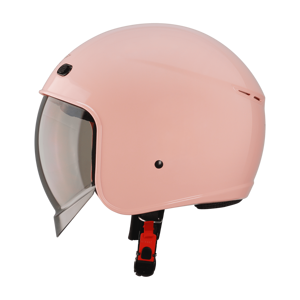 Casque de moto Royce XH26 style vintage, ouvert, homologué DOT, en ABS, avec visière anti-UV à dégagement rapide, design graphique multicolore - Product Image 6