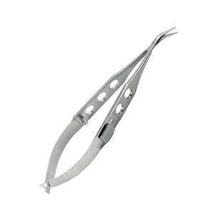 Micro-ciseaux chirurgicaux fins en titane et acier inoxydable avec poignée antidérapante pour laboratoires médicaux, cours d'anatomie et dissection - Product Image 1