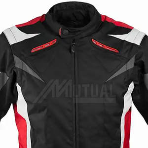 Chaqueta de moto de hombre de alta calidad nueva llegada técnica impresa de cuero transpirable bajo MOQ mejor venta - Product Image 5