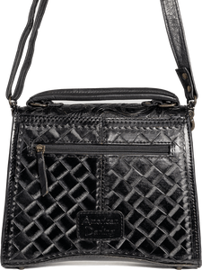 Best Selling Designer Genuine <b>Leather</b> Crossbody <b>Bag</b> for Women Stylish Vintage Bohemian Handtooled Carving Multi-Use Ladies - Product Image 6