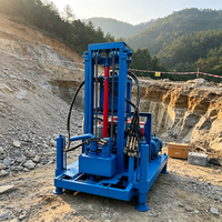 Petite plateforme de forage de puits d'eau, profondeur 200 m, pour projets miniers et d'exploration