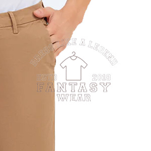 Pantalones Chinos Casuales para Hombre FANTASY WEAR 2026, Premium y de Alta Calidad, Corte Ajustado, de Algodón, con Diseño y Logotipo Personalizados - Product Image 6